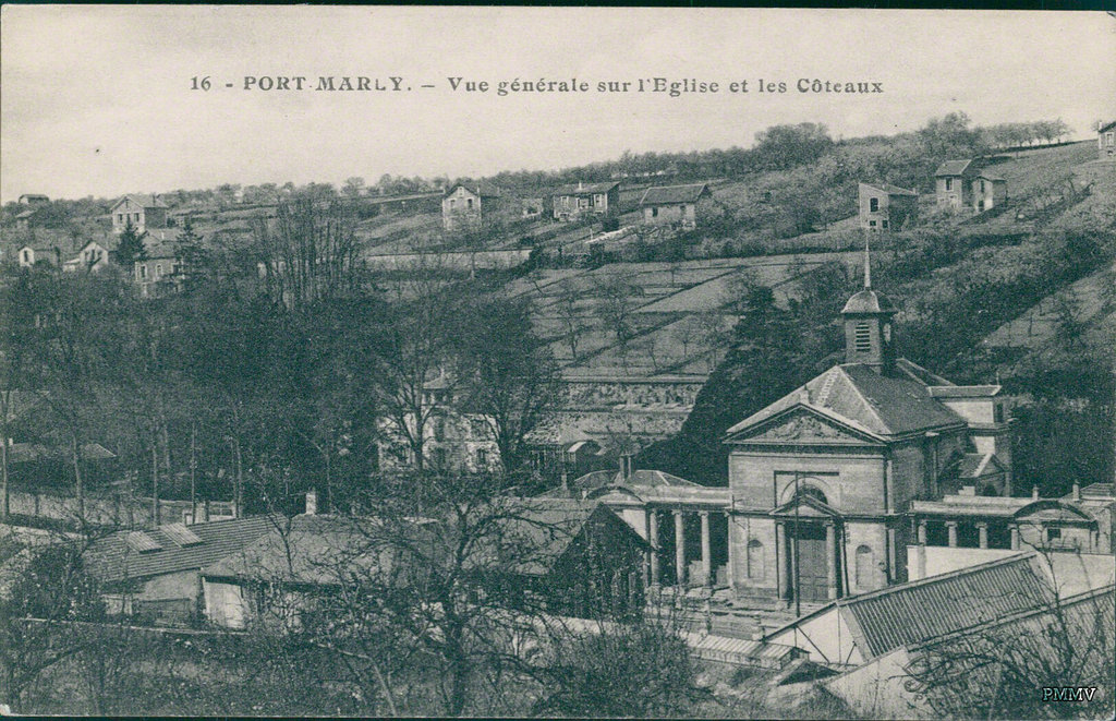 Carte postale sur Le Port-Marly - France