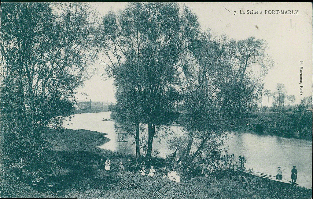 Carte postale sur Le Port-Marly - France